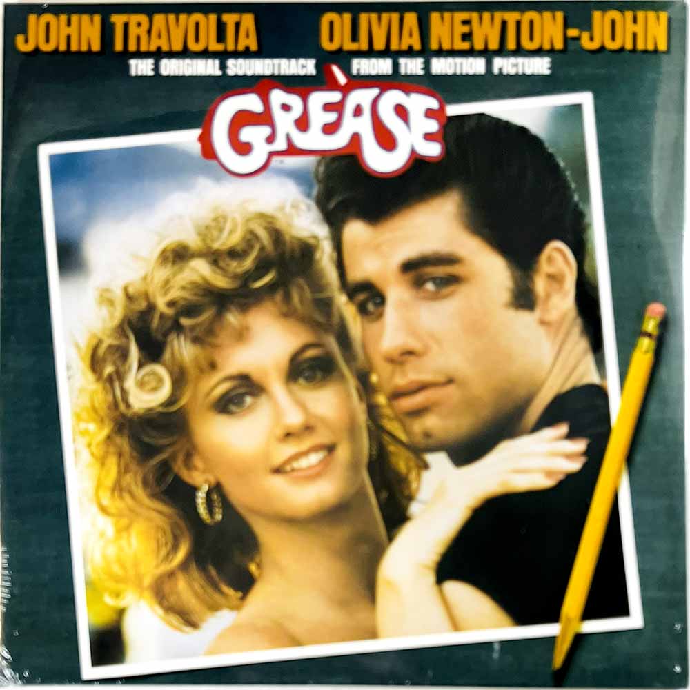 Olivia Newton-John, John Travolta ym. LP Grease, The Original Soundtrack 2LP  kansi  levy  LP