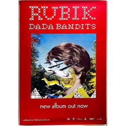 Rubik, Dada Bandits Käytetty juliste promojuliste 60cm x 84cm Käytetty juliste