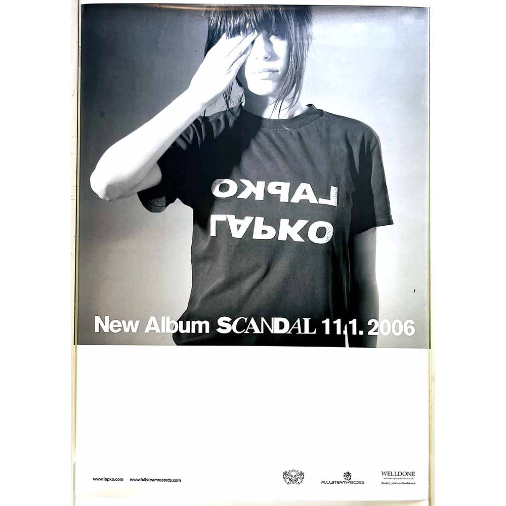 Lapko, Scandal Käytetty juliste promo / keikkajulste 59cm x 84cm Käytetty juliste