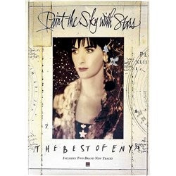Enya, Paint the sky with stars (best of Enya) Käytetty juliste promo poster 60cm x 84cm Käytetty juliste