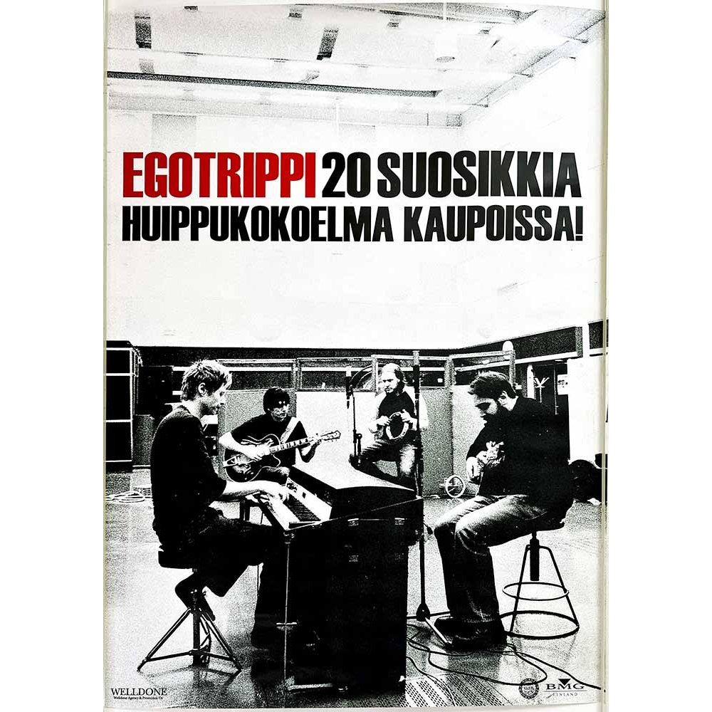 Egotrippi, 20 suosikkia Käytetty juliste promojuliste 42cm x 59cm Käytetty juliste