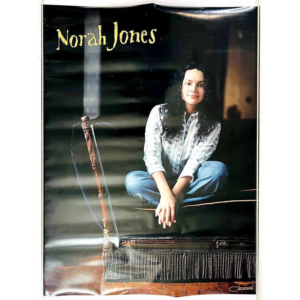 Norah Jones, Feels like home Käytetty juliste double sided poster 53cm x 70cm Käytetty juliste