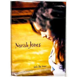 Norah Jones, Feels like home Käytetty juliste double sided poster 53cm x 70cm Käytetty juliste