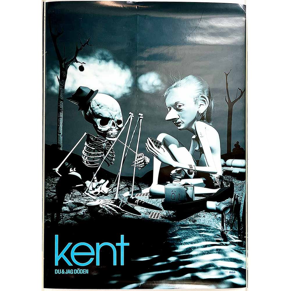 Kent, Du & Jag Döden Käytetty juliste Promo poster 50cm x 69cm Käytetty juliste