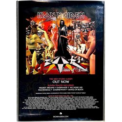 Iron Maiden, Dance Of Death Käytetty juliste promojuliste 50cm x 71cm Käytetty juliste