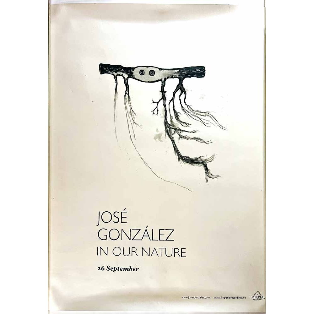 González José, In Our Nature Käytetty juliste promo poster 50cm x 71cm Käytetty juliste