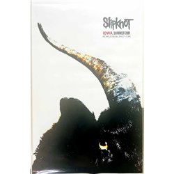 Slipknot, Iowa summer 2001 Käytetty juliste poster 42cm x 63cm Käytetty juliste