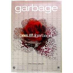 Garbage, Beautiful Garbage Käytetty juliste promo poster  42cm x 59cm Käytetty juliste
