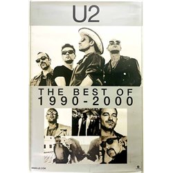 U2, The best of 1990-2000 Käytetty juliste juliste 40cm x 60cm Käytetty juliste