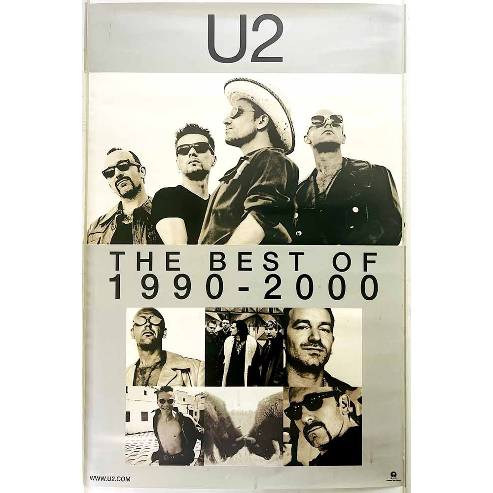 U2, The best of 1990-2000 Käytetty juliste juliste 40cm x 60cm Käytetty juliste