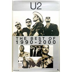 U2, The best of 1990-2000 Käytetty juliste juliste 40cm x 60cm Käytetty juliste
