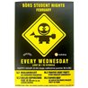Börs student nights february Käytetty juliste juliste 29cm x 41cm happy hour 22-04 juomia 3.50-4€ Käytetty juliste