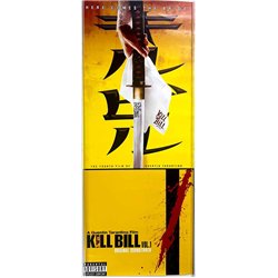 Quentin Tarantino, Kill Bill vol.1 Käytetty juliste soundtrack-juliste 27cm x 69cm Käytetty juliste