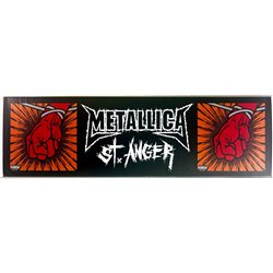 Metallica, St. Anger Käytetty juliste promo poster 63cm x 18cm Käytetty juliste