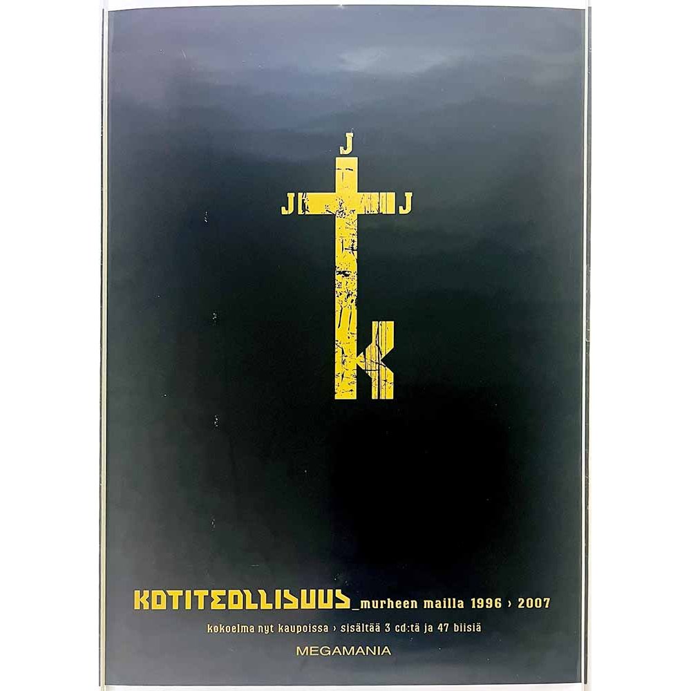 Kotiteollisuus, Murheen mailla Käytetty juliste promojuliste 42cm x  60cm Käytetty juliste