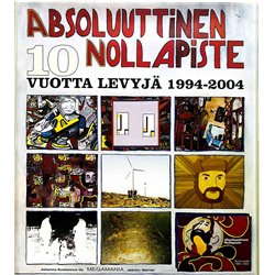 Absoluuttinen Nollapiste, 10 vuotta levyjä Käytetty juliste promo / keikkajuliste 42cm x 59cm Käytetty juliste