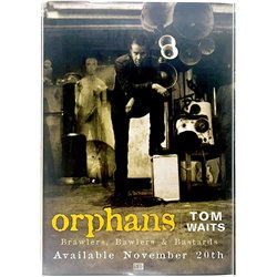Waits Tom, Orphans Käytetty juliste promo poster 42cm x 60cm Käytetty juliste