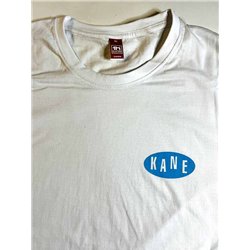 Kane T-paita 100% puuvillaa  koko S, väri valkoinen pieni KANE-logo 