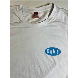 Kane T-paita 100% puuvillaa  koko XL, väri valkoinen pieni KANE-logo