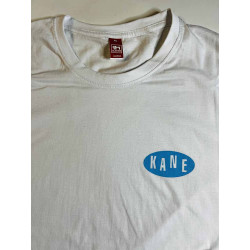Kane T-paita 100% puuvillaa  koko XL, väri valkoinen pieni KANE-logo