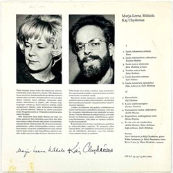 Kalle Holmberg, Kristiina Halkola ym. LP Laulu tuhannesta yksiöstä ja kabareelauluja  kansi VG levy EX Käytetty LP