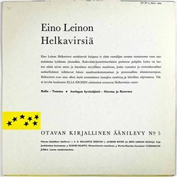 Eronen Ella LP Eino Leinon Helkavirsiä  kansi EX levy EX Käytetty LP