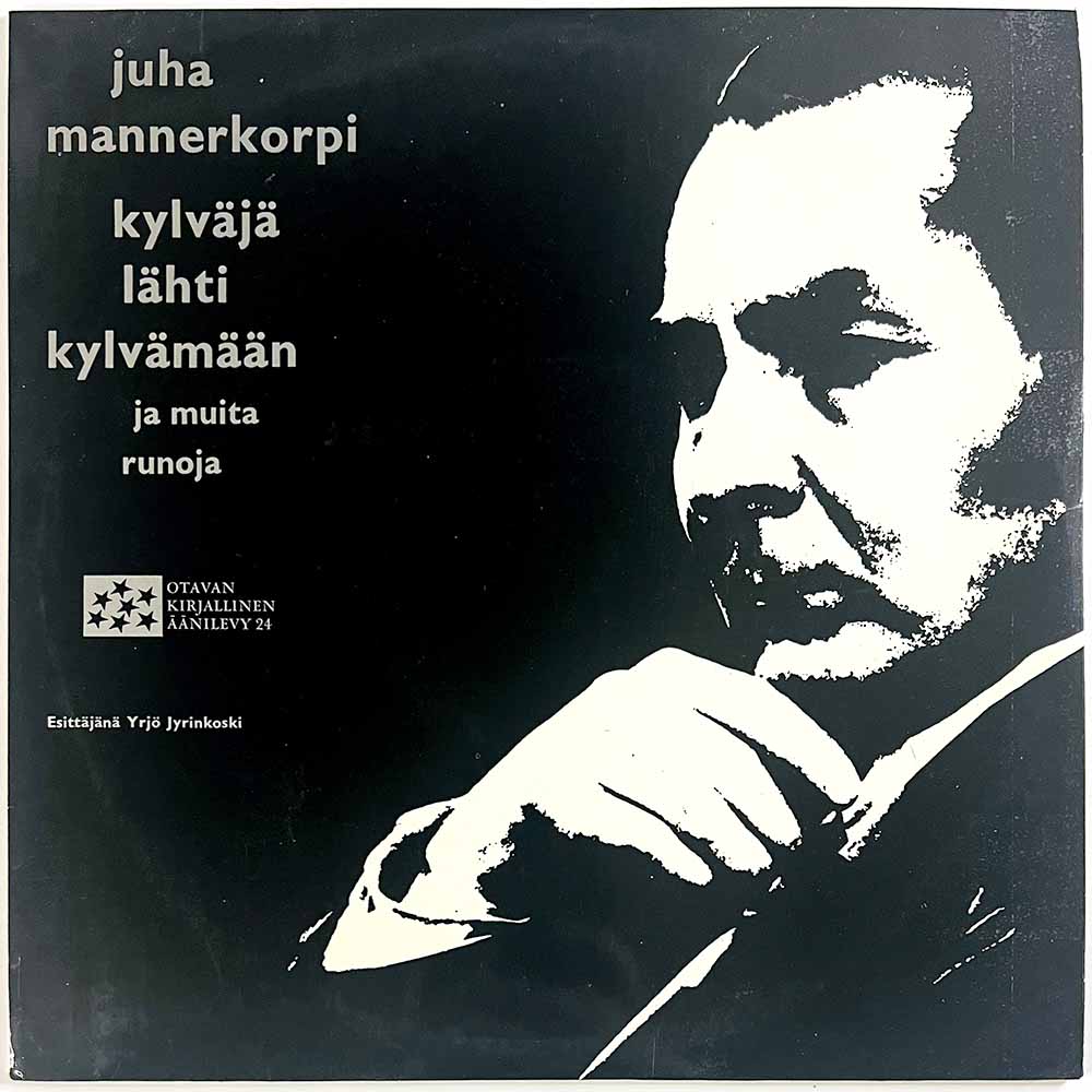 Mannerkorpi Juha, Yrjö Jyrinkoski LP Kylväjä lähti kylvämään ja muita runoja  kansi EX- levy EX Käytetty LP