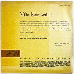 Kojo Viljo LP Viljo Kojo Kertoo  kansi EX levy EX Käytetty LP