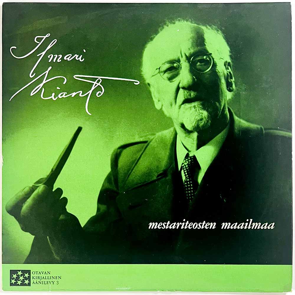 Kianto Ilmari LP Mestariteoston maailmaa  kansi EX- levy EX- Käytetty LP