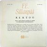 F.E. Sillanpää LP F.E. Sillanpää Kertoo  kansi EX levy EX Käytetty LP