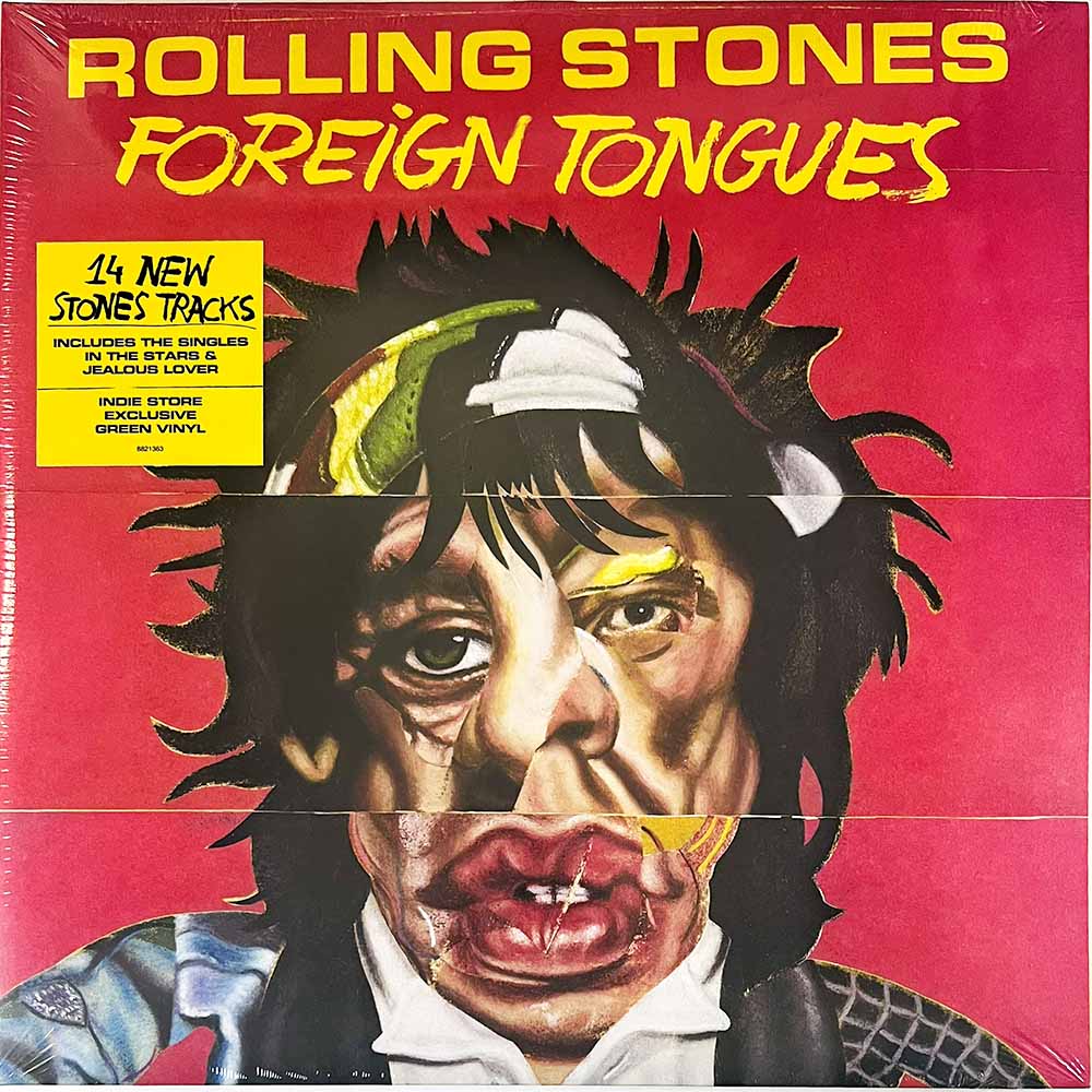 Rolling Stones LP Foreign Tongues, green vinyl 2LP vinyl LP