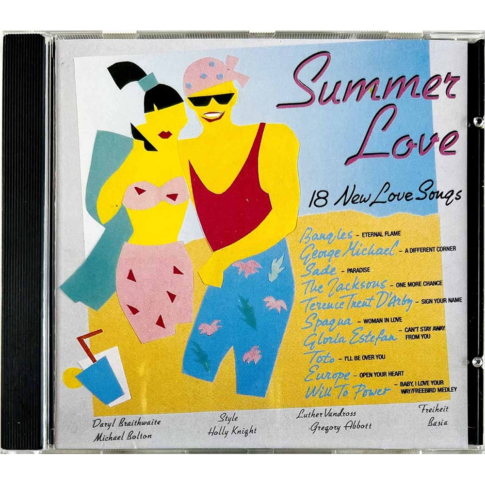 Bangles, Toto, Sade, Holly Knight 1980 CBS 465333 2 Summer Love 18 New Love Songs CD Begagnat