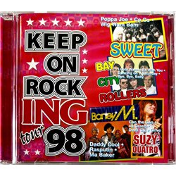 Sweet, Suzi Quatro, Boney M CD Keep On Rocking Tour '98  kansi EX levy EX Käytetty CD