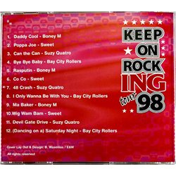 Sweet, Suzi Quatro, Boney M CD Keep On Rocking Tour '98  kansi EX levy EX Käytetty CD