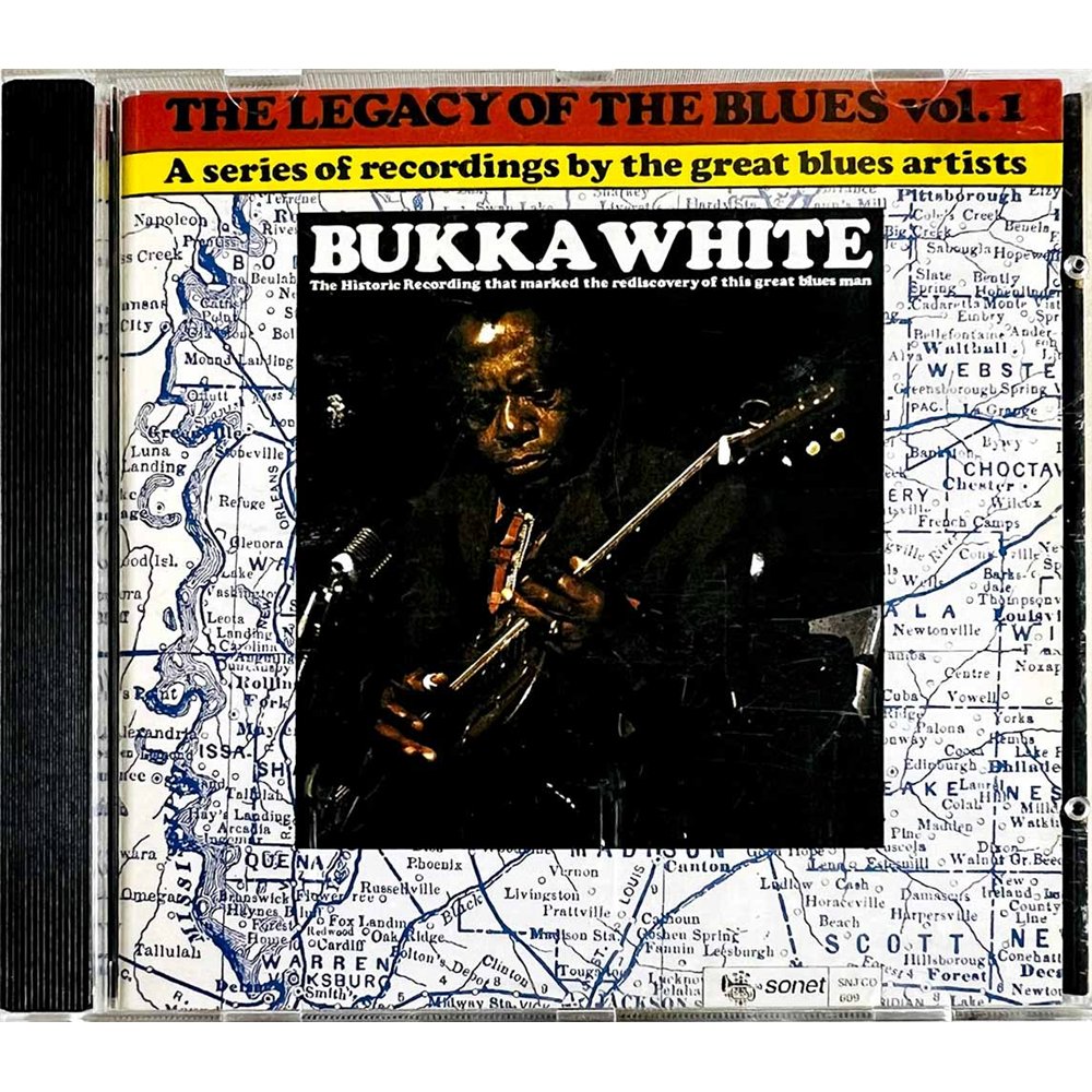 White Bukka CD The Legacy Of The Blues Vol. 1  kansi EX levy VG+ Käytetty CD