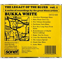 White Bukka CD The Legacy Of The Blues Vol. 1  kansi EX levy VG+ Käytetty CD
