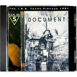 R.E.M. CD Document  kansi EX levy EX Käytetty CD