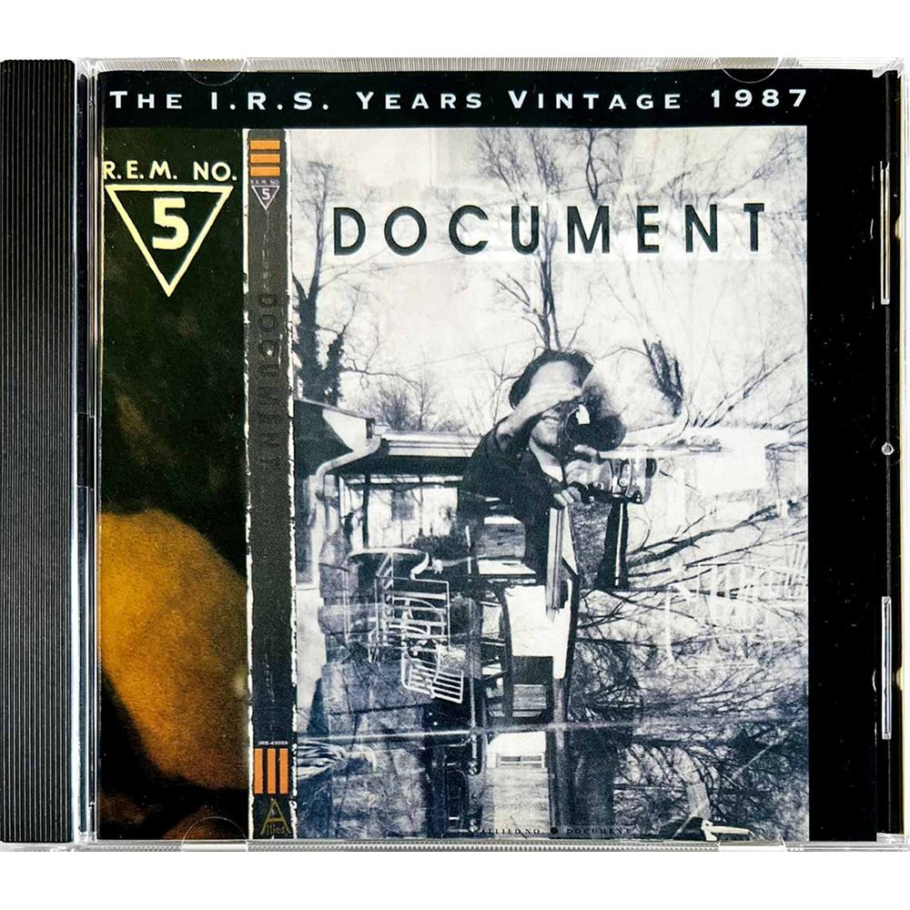 R.E.M. CD Document  kansi EX levy EX Käytetty CD