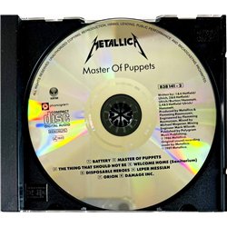 Metallica CD Msster of puppets  kansi EX levy EX Käytetty CD