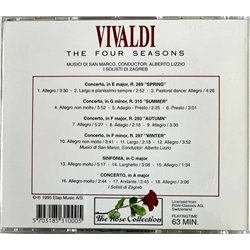 Vivaldi Antonio CD The four seasons  kansi EX levy EX- Käytetty CD