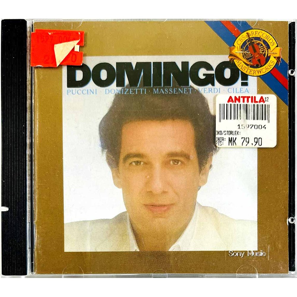 Domingo Placido CD Domingo!  kansi EX levy EX Käytetty CD