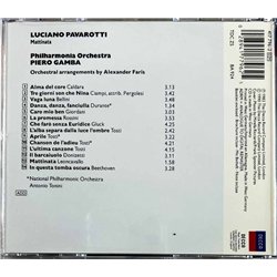 Pavarotti CD Mattinata  kansi EX levy EX Käytetty CD