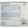 Bach, Beethoven, Mozart, Schubert CD Famous Piano Works  kansi EX levy EX Käytetty CD