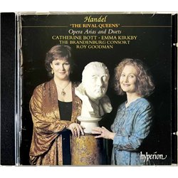 Handel, Catherine Bott, Emma Kirkby CD The Rival Queens, Handel Opera Arias  kansi EX levy EX Käytetty CD