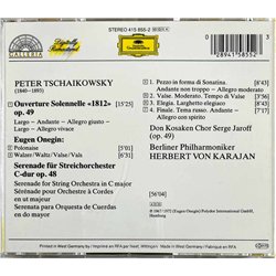 Tschaikowsky Peter, Herbert von Karajan CD Ouverture Solennelle »1812« - Streicherserenade  kansi EX levy EX Käytetty CD
