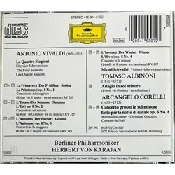 Vivaldi Antonio, Berliner Philharmoniker CD The Four Seasons  kansi EX levy EX Käytetty CD