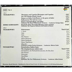 Tschaikowsky Peter CD Ballett Music 2CD  kansi EX levy EX Käytetty CD
