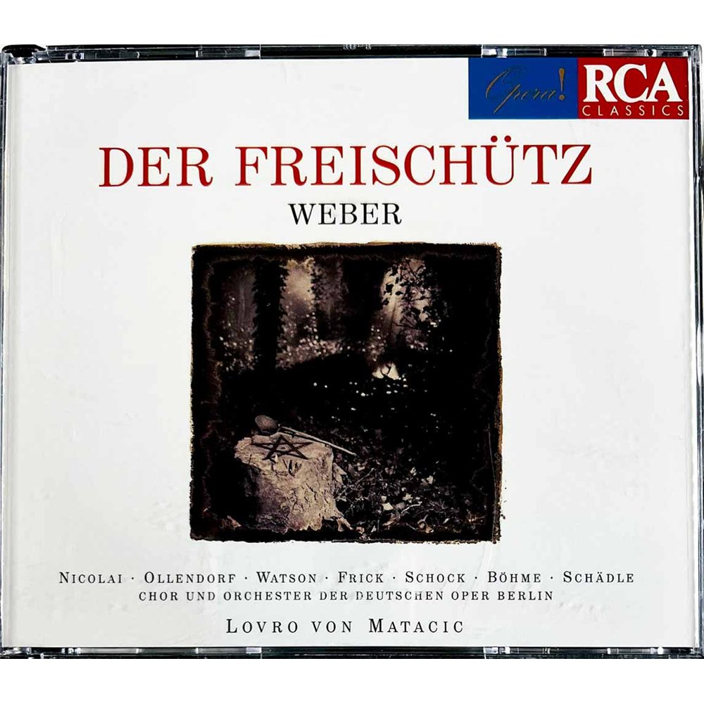 Weber, Nicolai, Ollendorf, Watson, Frick CD Der Freischütz 2CD  kansi EX levy EX Käytetty CD
