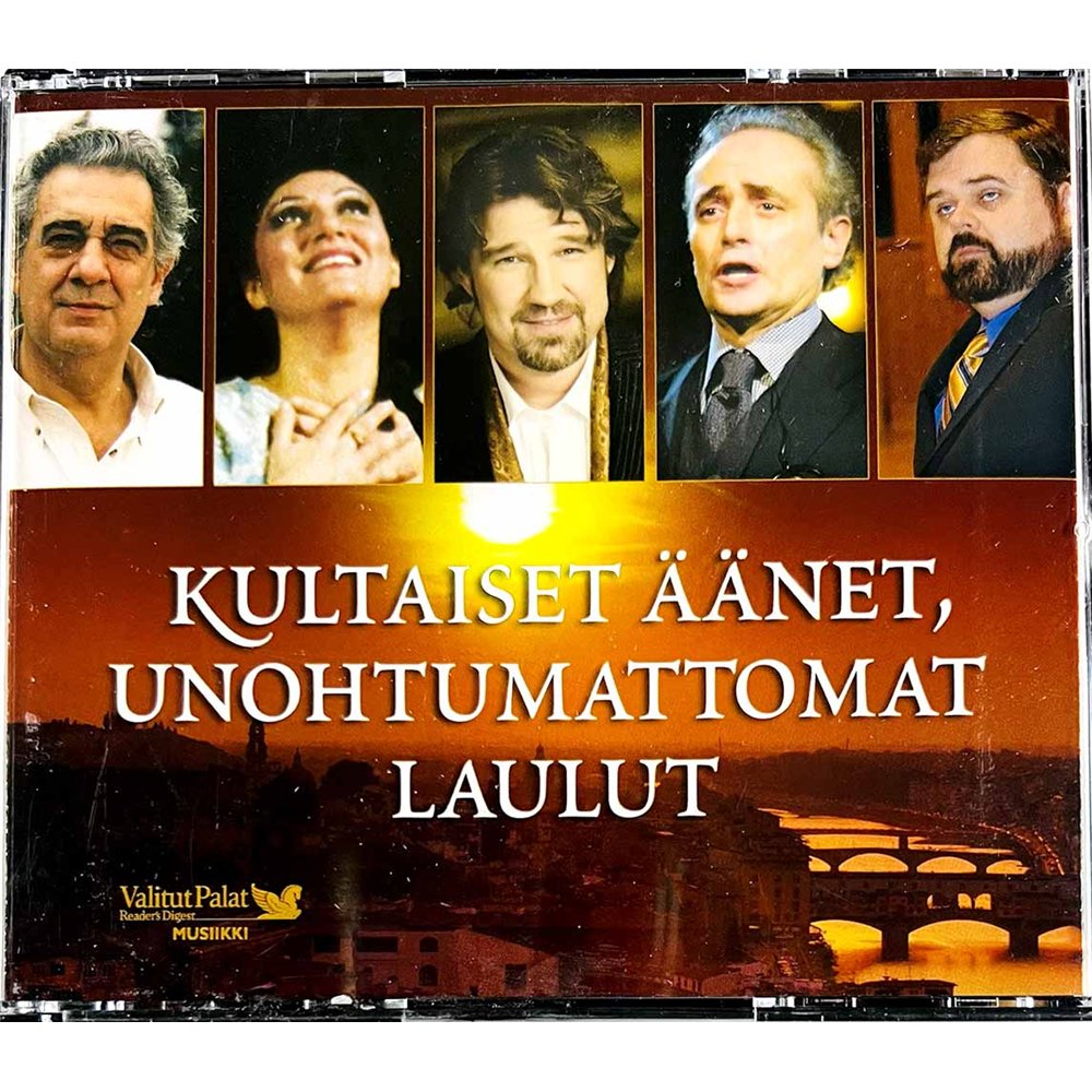 Harry Secombe, P. Domingo, Jose Carreras CD Kultaiset äänet,unohtumattomat laulut 4CD  kansi EX levy EX- Käytetty CD