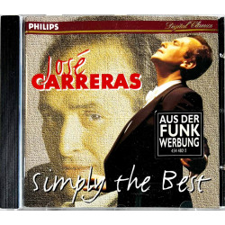 Carreras Jose CD Simply the best  kansi EX levy EX Käytetty CD